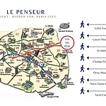 Le Penseur - Lumineux & Proche Tour Eiffel